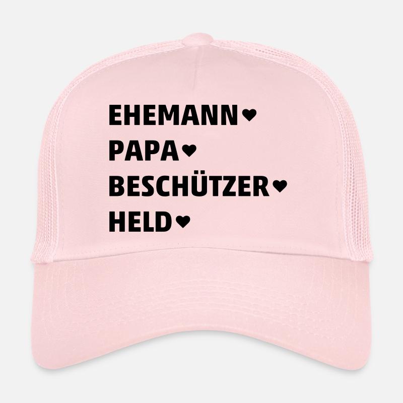 Ehemann, Papa Vater, Vati, Beschützer, Held (dh) Trucker Cap