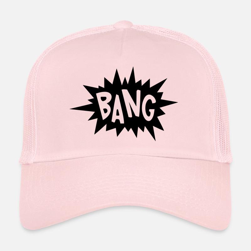 Bang Explosion Funny Spaß Geschenk - Trucker Cap - Hellrosa