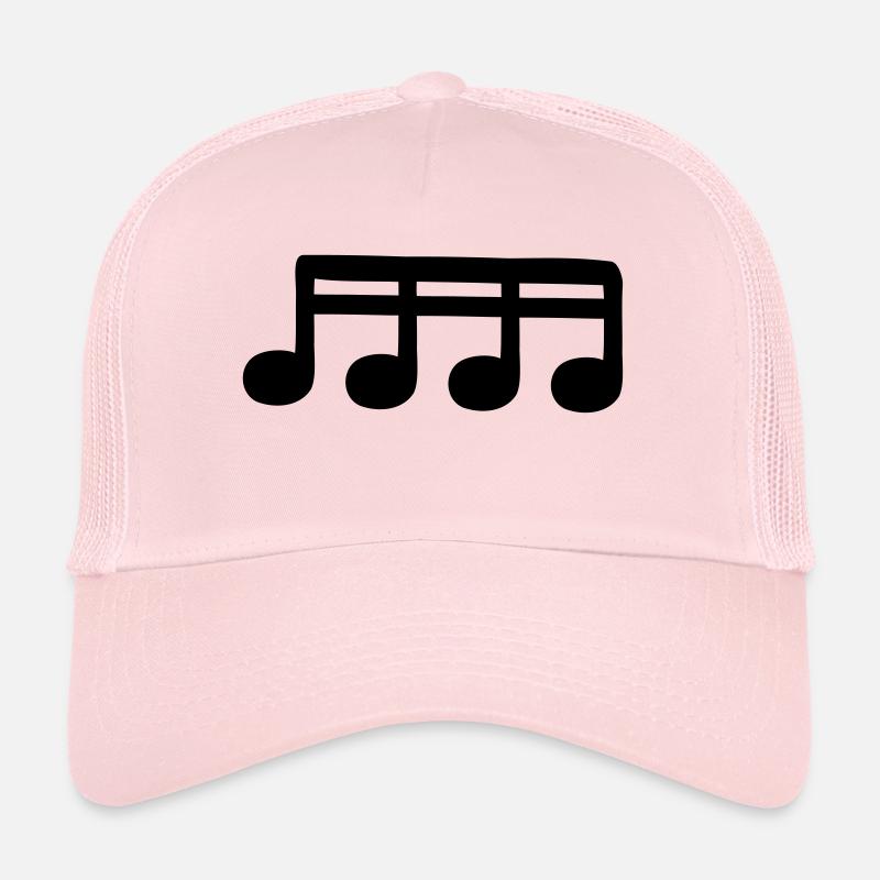 sixteenths - Trucker Cap - pale pink