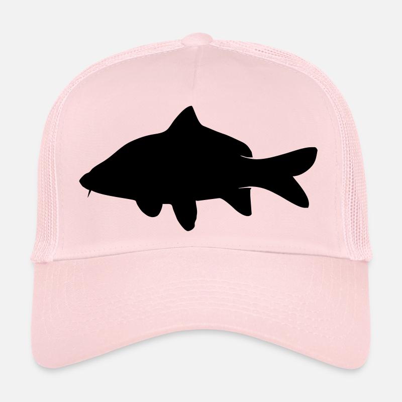 Carpe - Casquette trucker  - rose pâle
