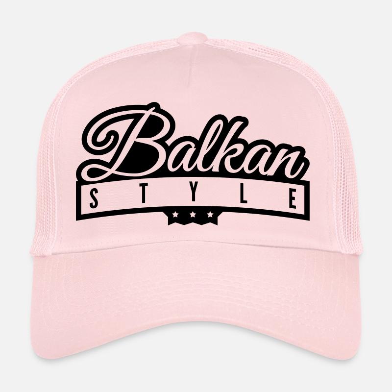 balkan_style_ge1 - Trucker Cap - Hellrosa
