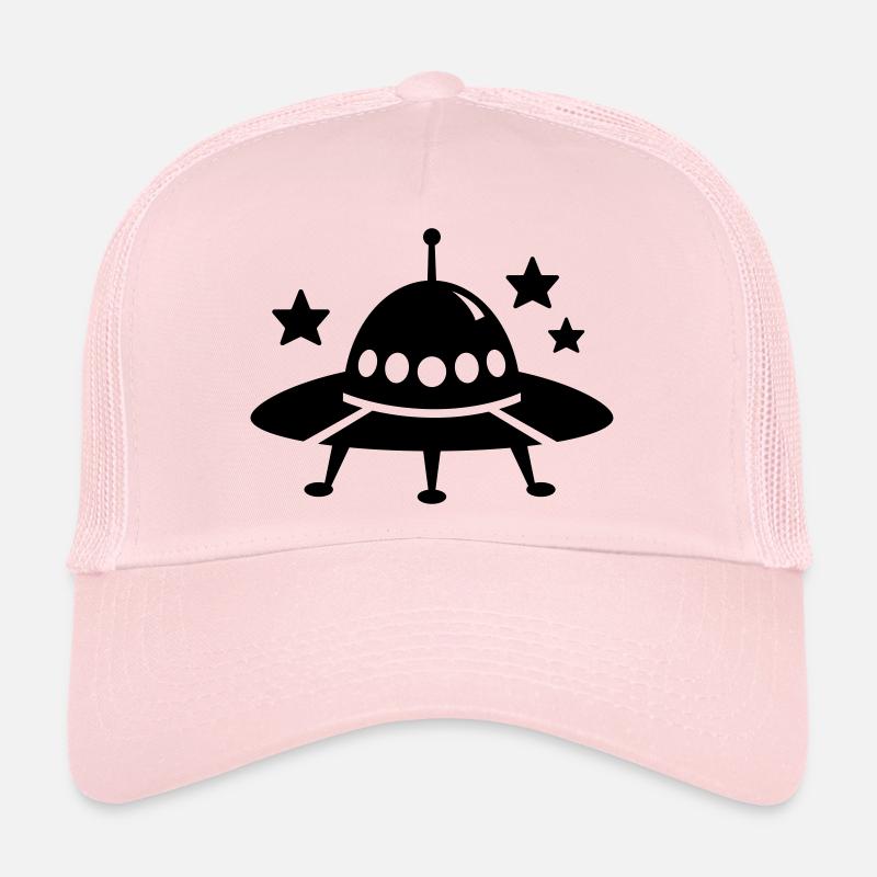 OVNI - Casquette trucker  - rose pâle