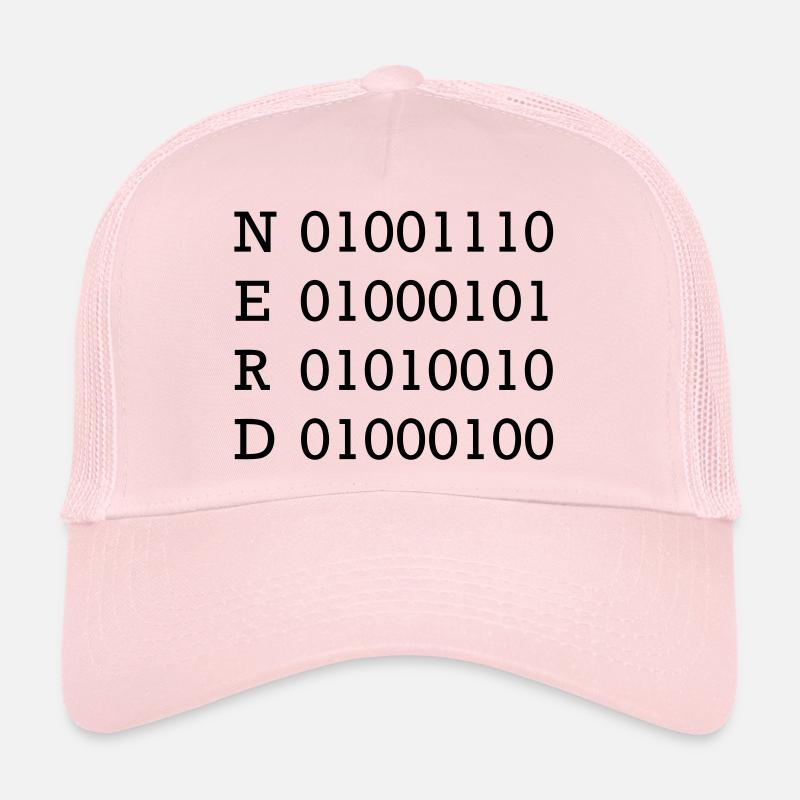 binary nerd Trucker Cap