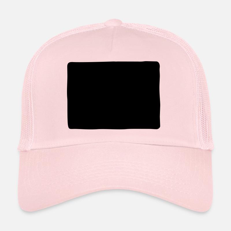 forme rectangle Casquette trucker 