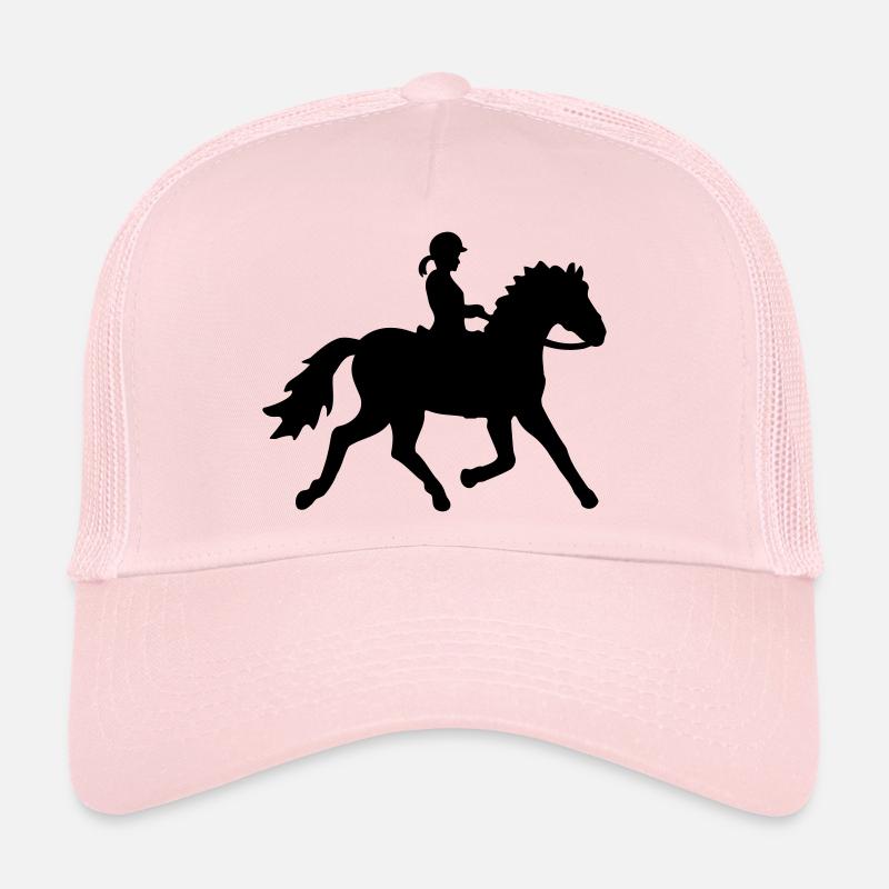 Trabendes Pony - Mädchen - Trucker Cap - Hellrosa