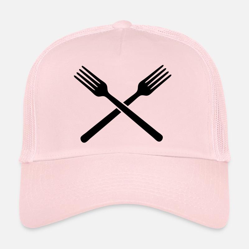 forks hungry Trucker Cap