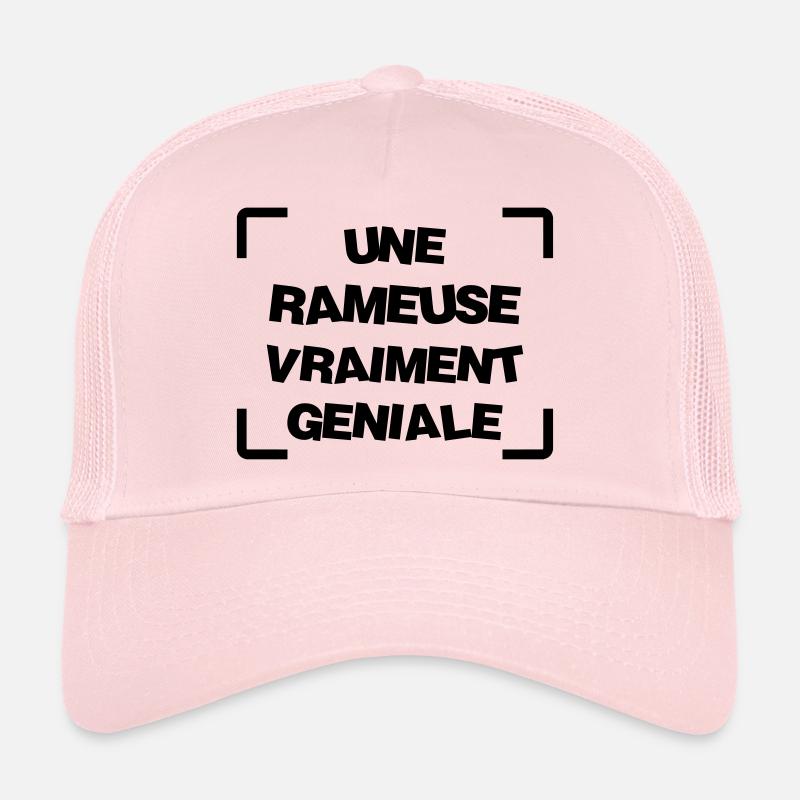 Aviron / Rameur / Rameuse / Bateau - Casquette trucker  - rose pâle