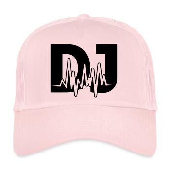 dj - Trucker Cap - pale pink - Front