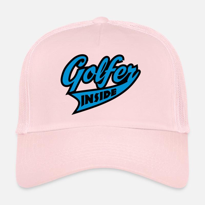 golf - Casquette trucker  - rose pâle