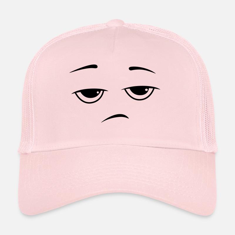 Bored smile smiley Trucker Cap