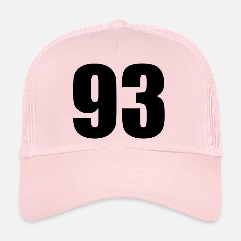93 - Casquette trucker  - rose pâle