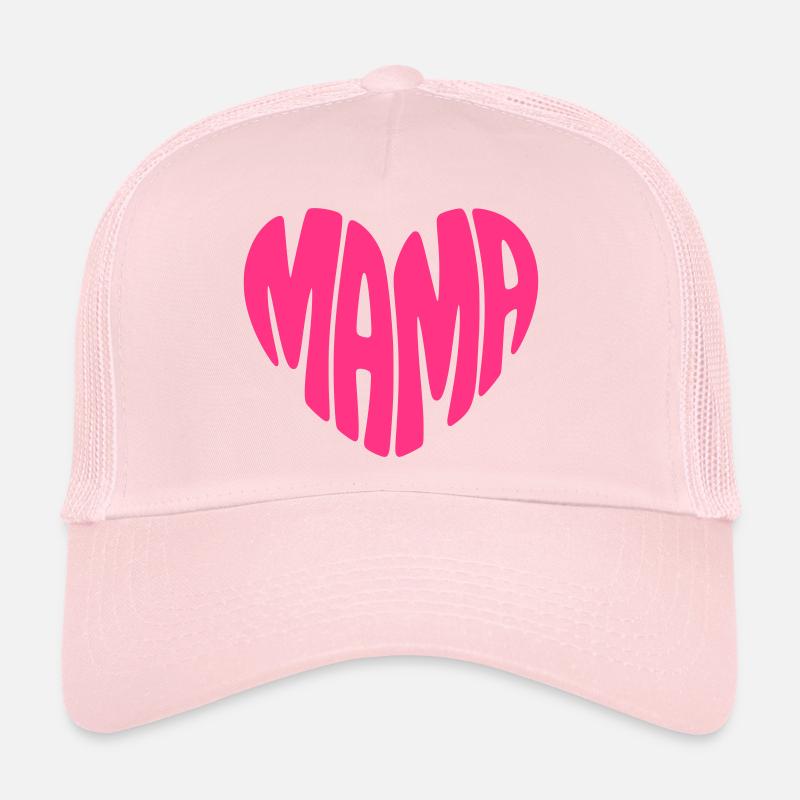 Mama Herz Form Mutter Herzform Muttertag Geschenk Trucker Cap