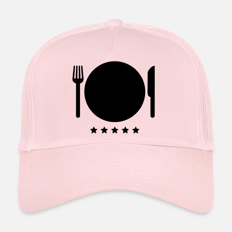 essen_teller__messer_gabel__f1 Casquette trucker 