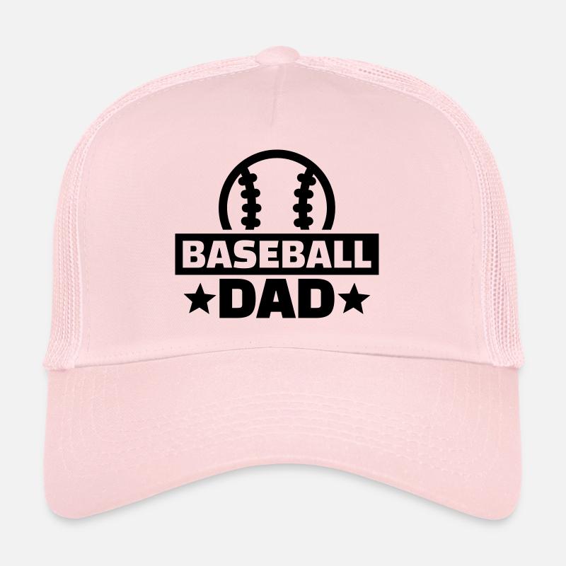Baseball - Casquette trucker - rose pâle