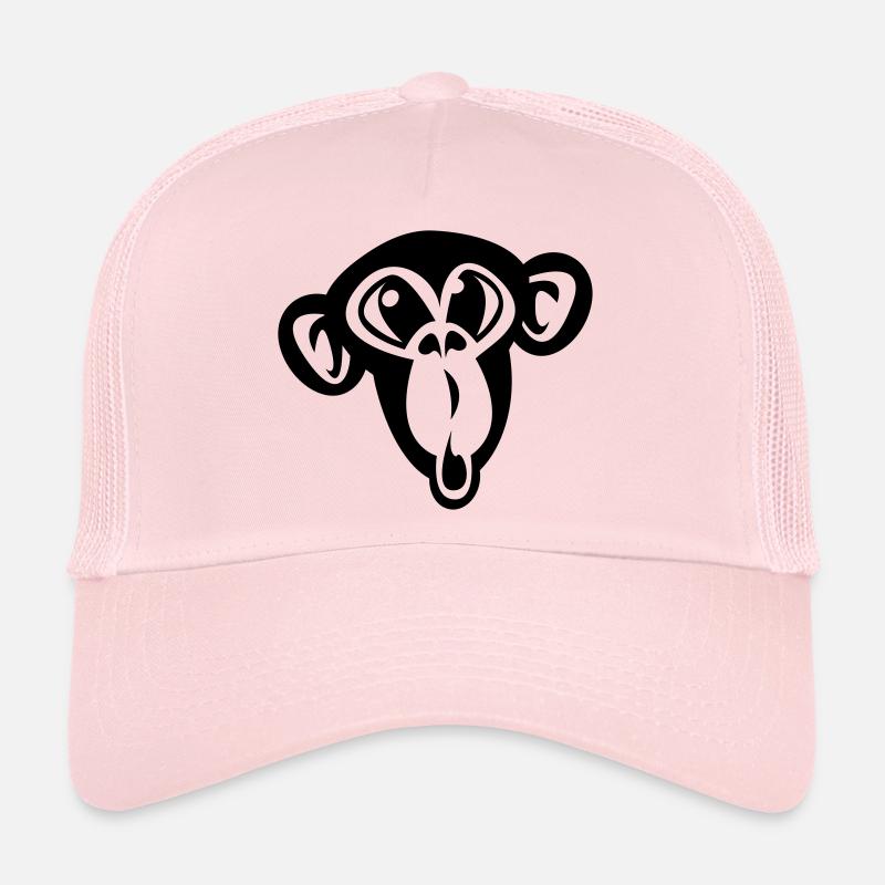 Cute monkey - Trucker Cap - pale pink