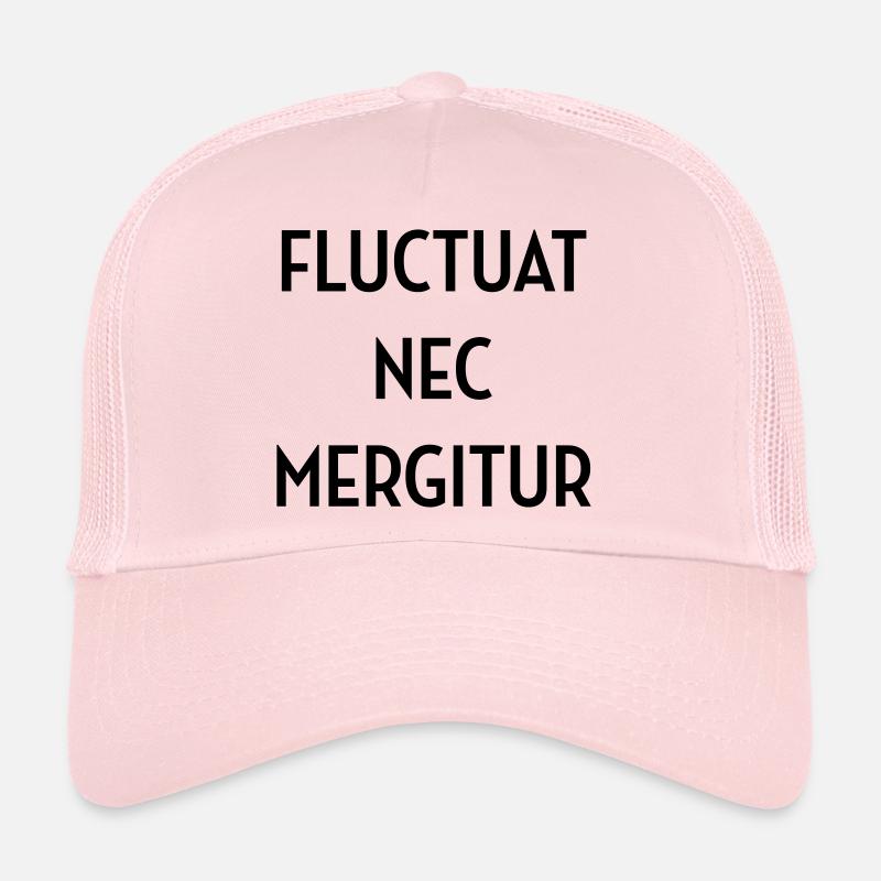 Paris - Fluctuat Nec Mergitur - France - Parisien - Trucker Cap - pale pink