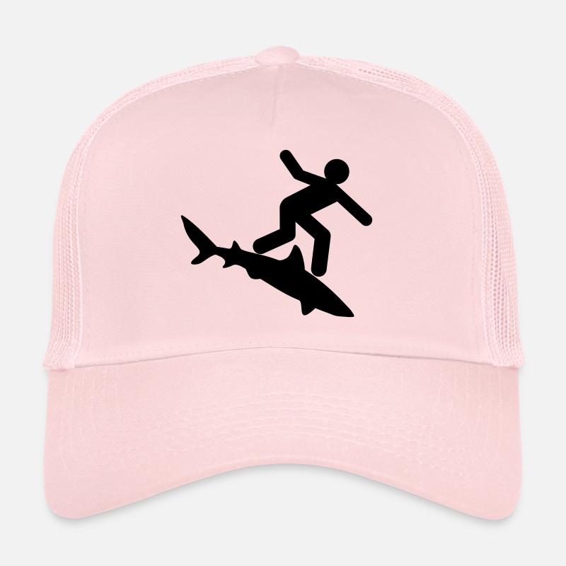 Hai - Surfer sur Hai - Casquette trucker  - rose pâle