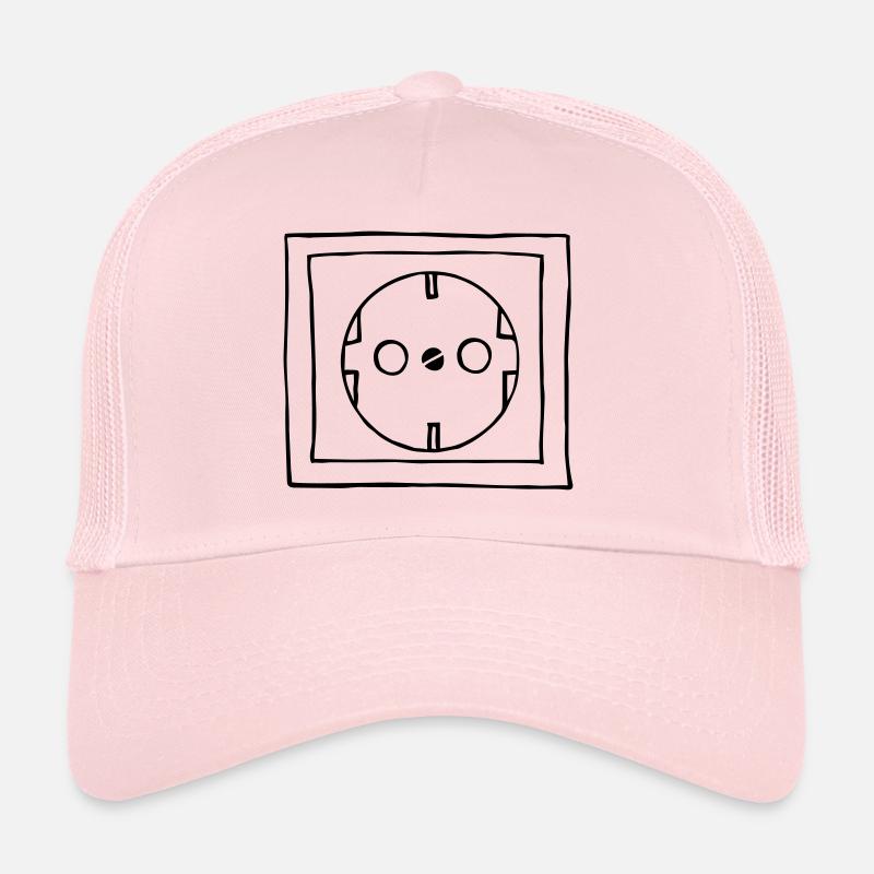 Steckdose - Trucker Cap - Hellrosa