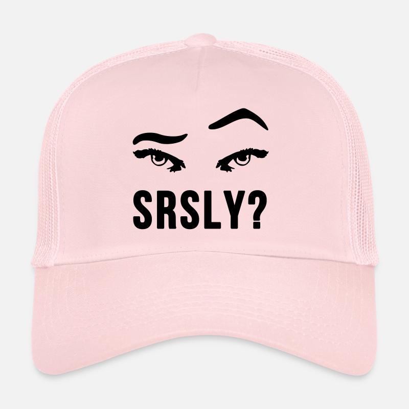 Ernsthaft Seriously skeptisch Augenbrauen Geschenk Trucker Cap