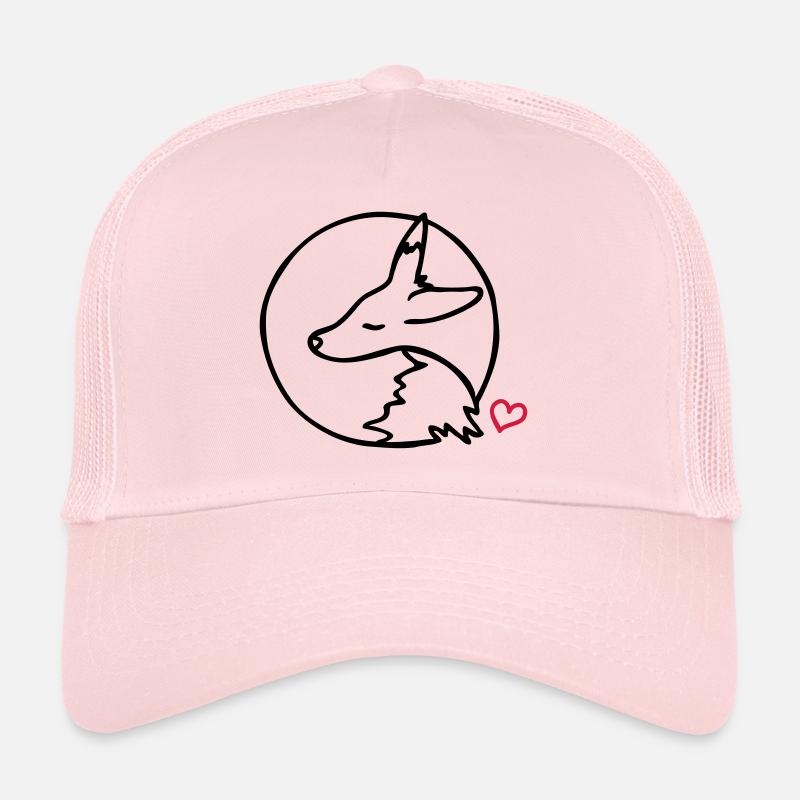 Schlafender Fuchs - Trucker Cap - Hellrosa