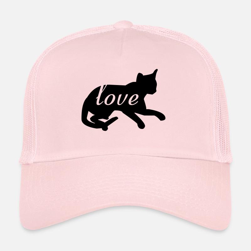 les chats aiment Casquette trucker 