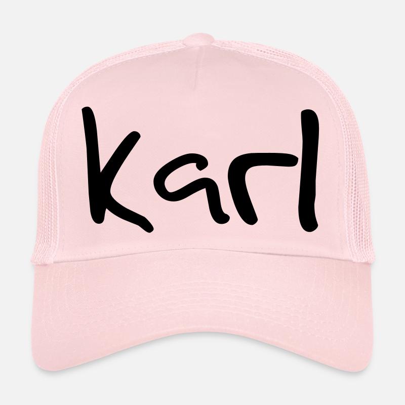 karl - Casquette trucker  - rose pâle