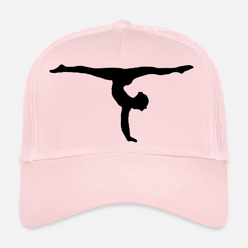turnerin handstand bodenturnen kunstturnen - Trucker Cap - Hellrosa