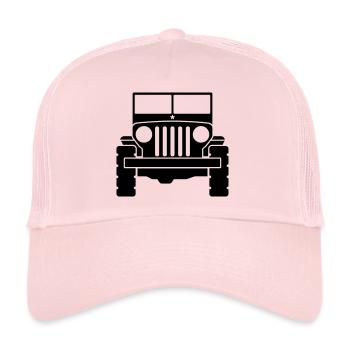 Jeep - Geländewagen - Trucker Cap - Hellrosa - Vorne