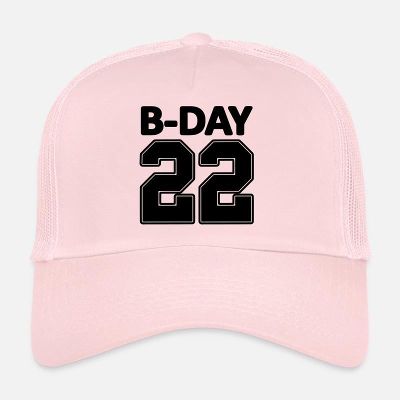 22 anniversaire Bday 22 numéros de NUMBER jersey Casquette trucker 