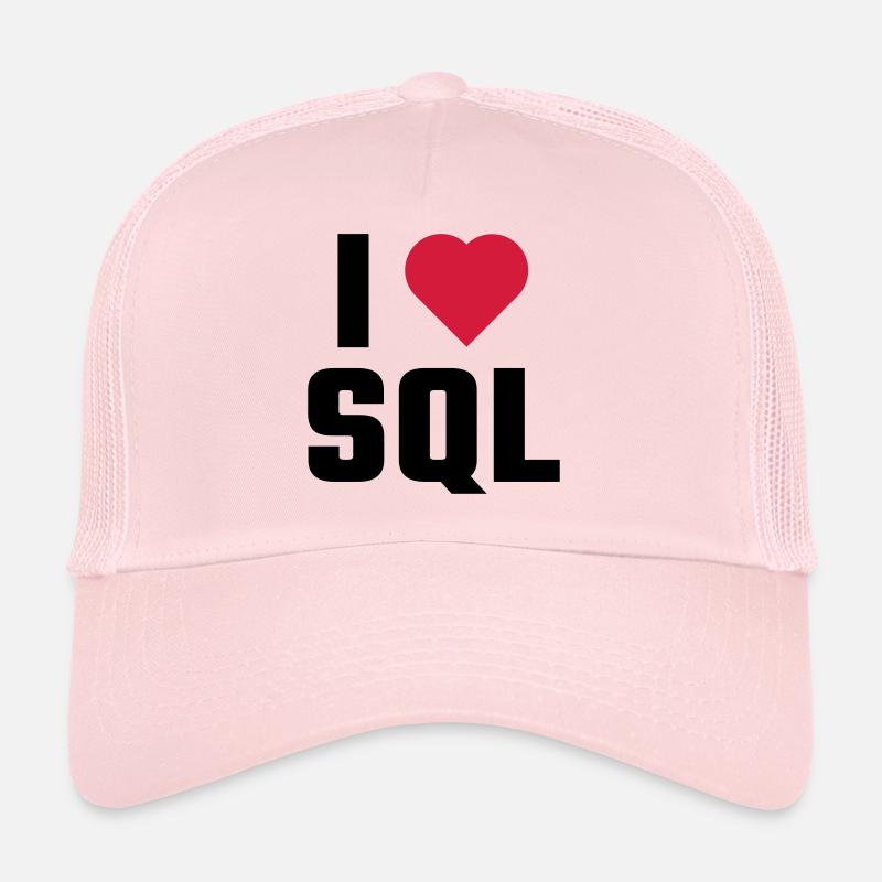 J'aime SQL Casquette trucker 