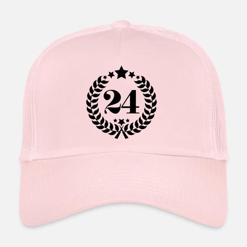 24ter numéro de bague d'anniversaire de 24 ans Casquette trucker 