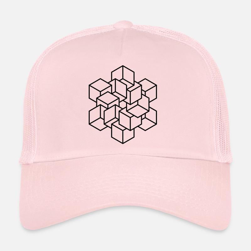Impossible Figures 83A - Trucker Cap - pale pink