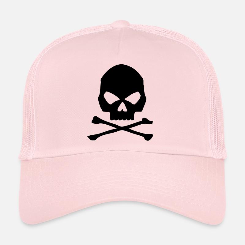 Skull and bones Trucker Cap
