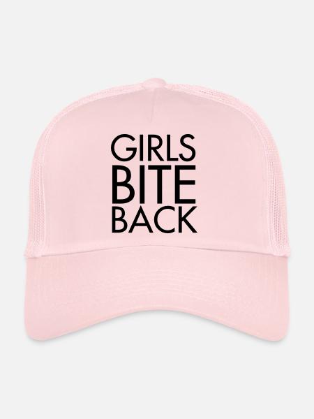 Girls bite back - Trucker Cap - pale pink - Front