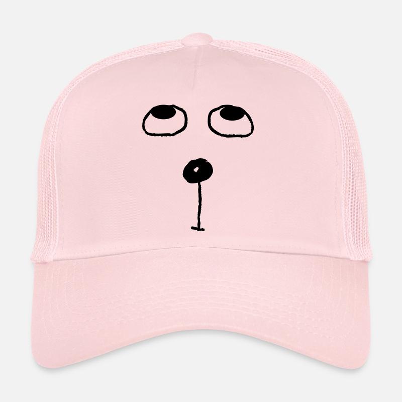 Drôle de visage de chat Casquette trucker 
