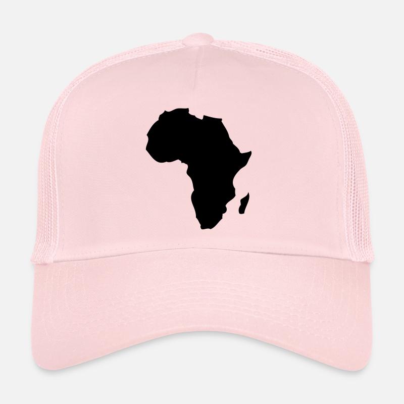 Afrika - schwarzer Kontinent - Trucker Cap - Hellrosa