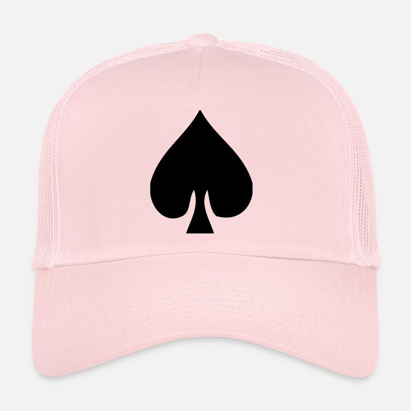 Spades - Trucker Cap - pale pink