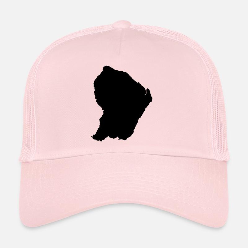 Guyane - Casquette trucker  - rose pâle