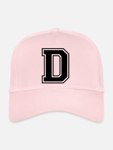 d - Trucker Cap - pale pink - Front