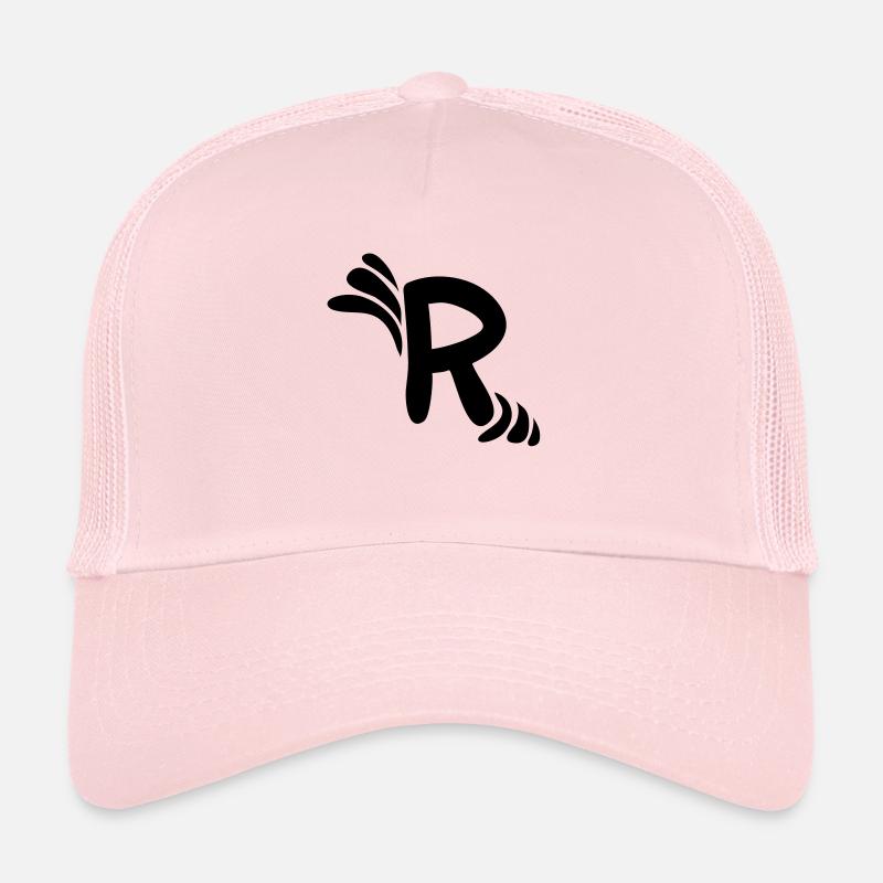 Lettre R & Motif Casquette trucker 
