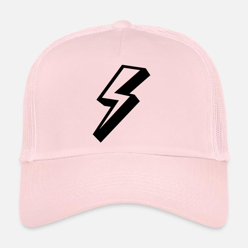 lightning thunder sky Trucker Cap