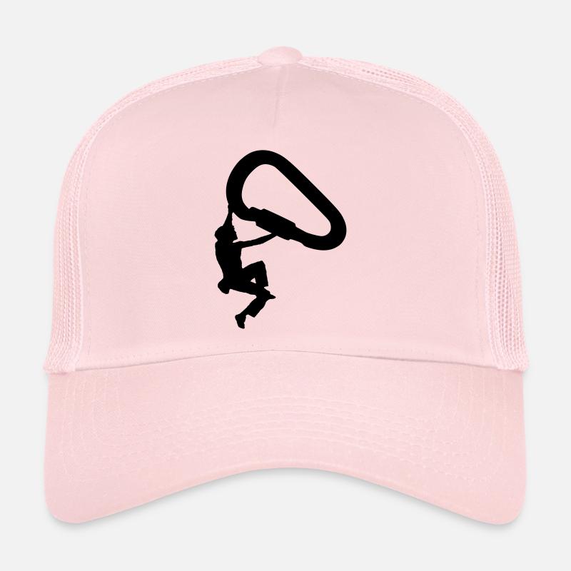 Rock the Carabiner - Trucker Cap - Hellrosa