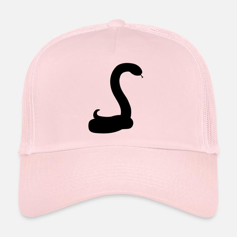 silhouette schatten schlange gesicht kopf gecko ei Trucker Cap
