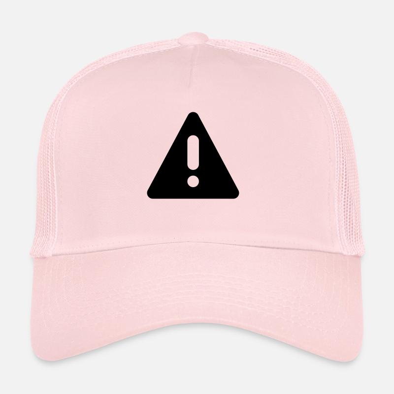 Achtung dreieck Schild - Trucker Cap - Hellrosa