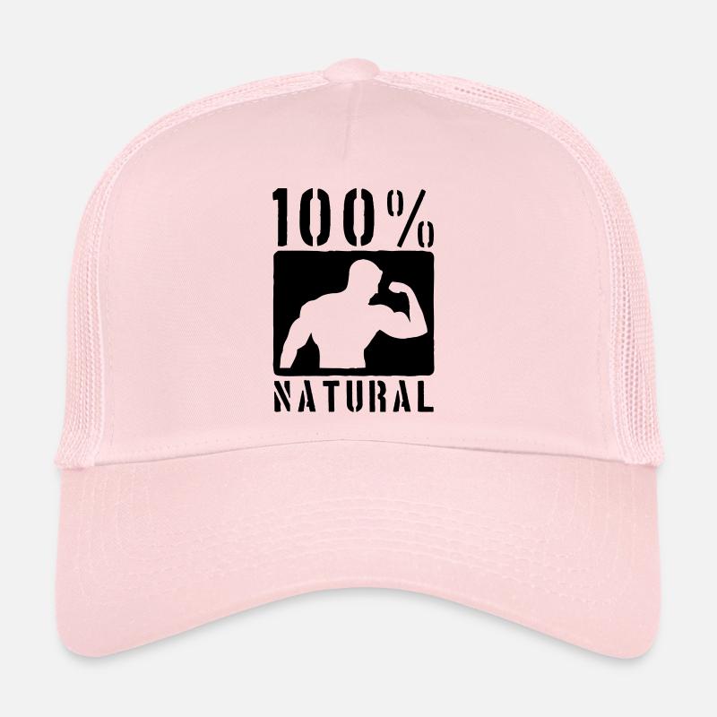 100_pro_natural_f1 Trucker Cap