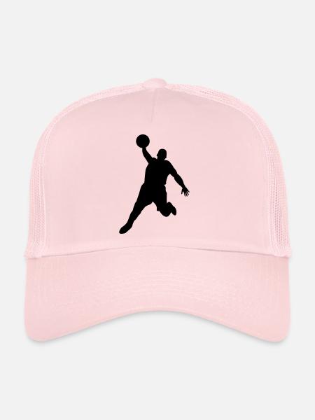 Basketball player - Trucker Cap - pale pink - Front