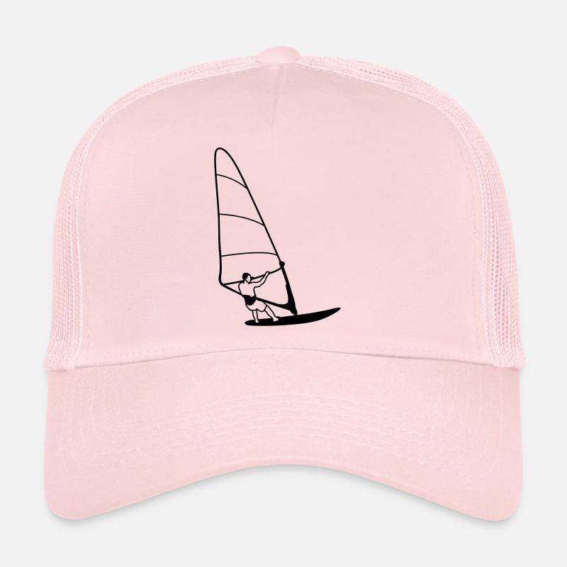 Windsurfen - Trucker Cap - Hellrosa