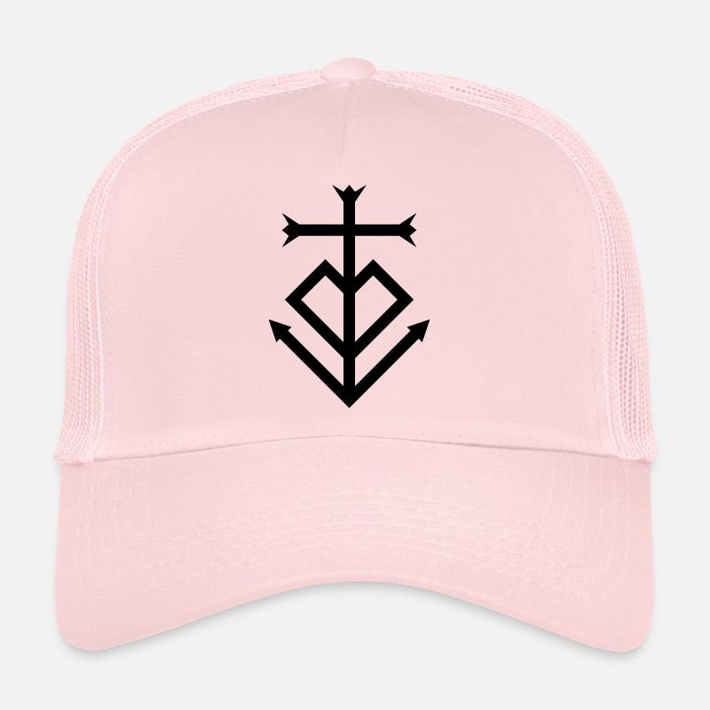 Camargue - Casquette trucker  - rose pâle