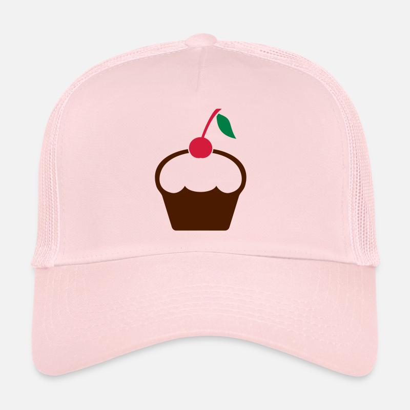 Cupcake mit Kirsche - Trucker Cap - Hellrosa