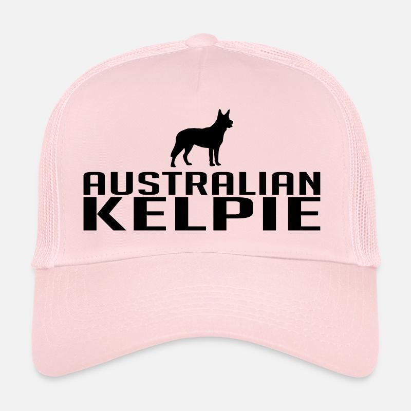 AUSTRALIAN KELPIE Hunderasse - Trucker Cap - Hellrosa